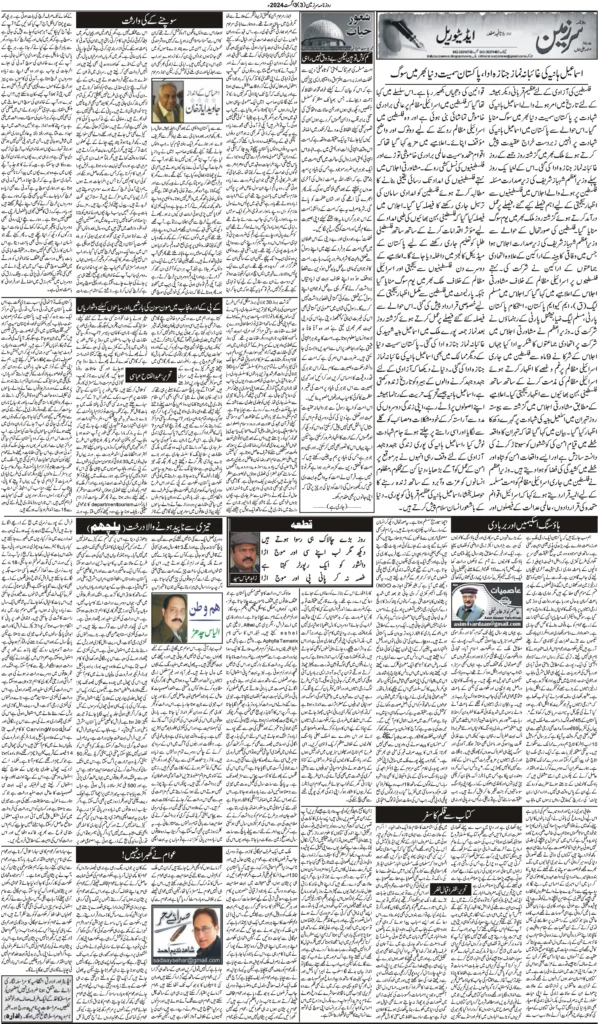 03//08/24 sarzameen lahore | page03