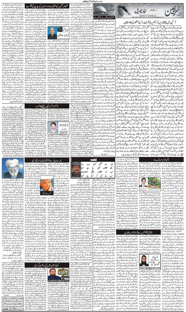 17/10/2024 Daily Sarzameen Lahore Page 3