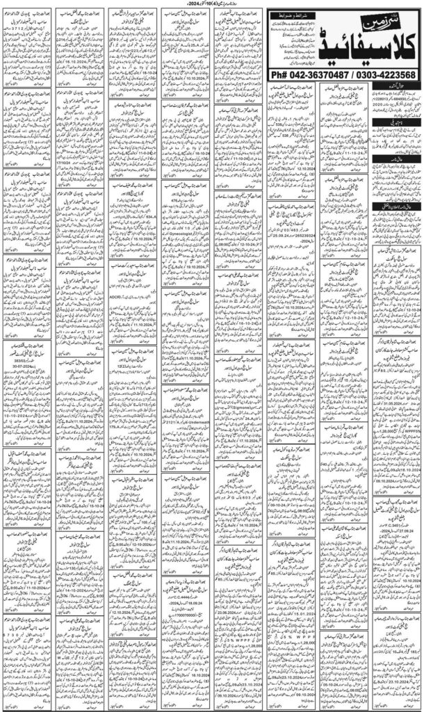 10/10/2024 Daily Sarzameen Lahore Page 4