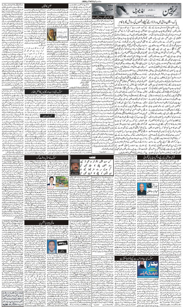 14/11/2024 Daily Sarzameen Lahore Page 3