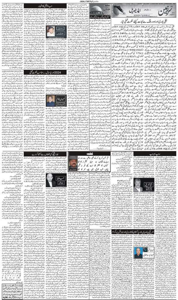 30/12/2024 Daily Sarzameen Lahore Page 3