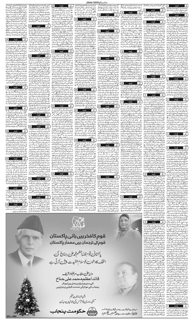 25/12/2024 Daily Sarzameen Lahore Page 5