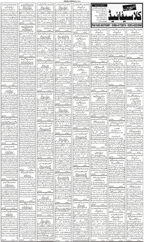 29/01/2025 Daily Sarzameen Lahore Page 4