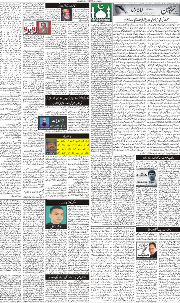 22/02/2025 Daily Sarzameen Lahore Page 3