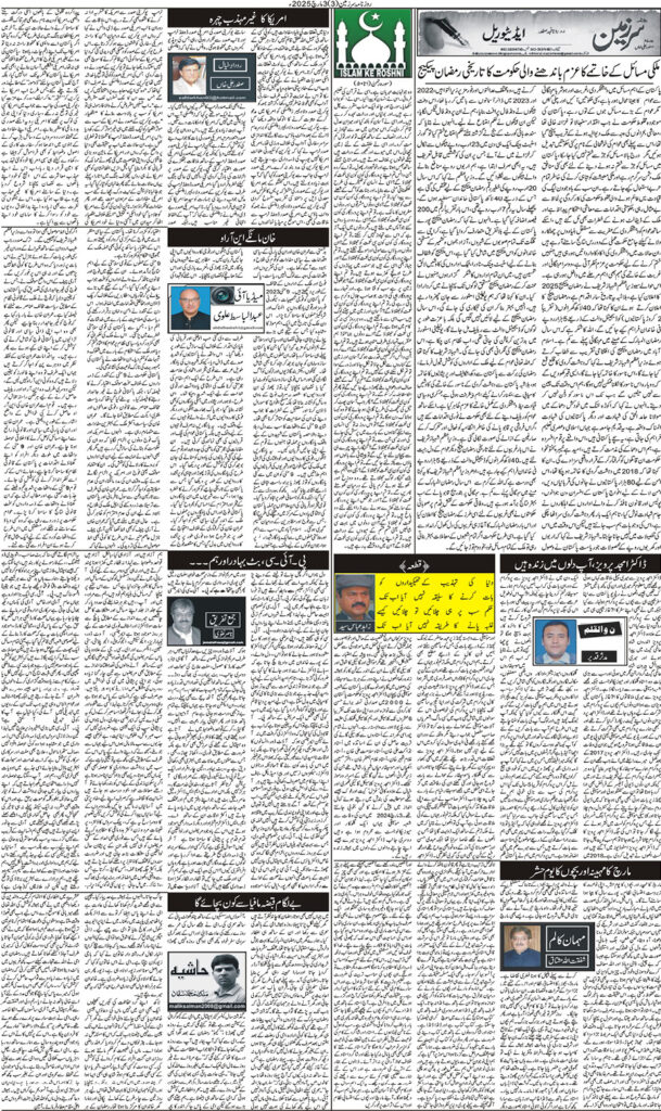 03/03/2025 Daily Sarzameen Lahore Page 3