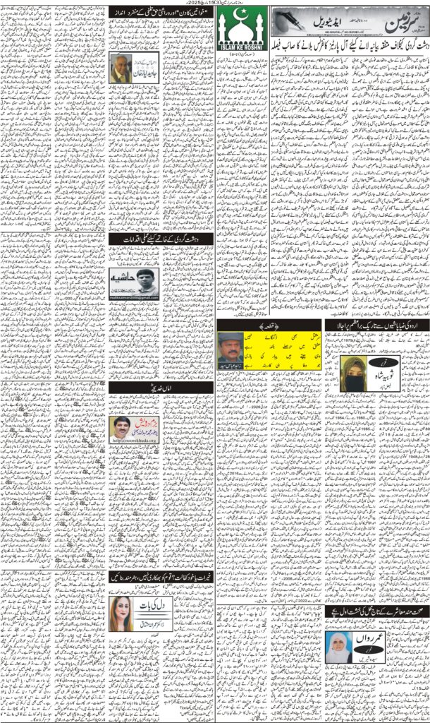 15/03/2025 Daily Sarzameen Lahore Page 3