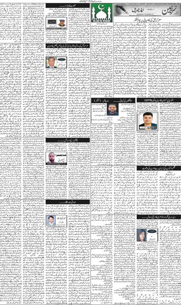 17/05/2025 Daily Sarzameen Lahore Page 3