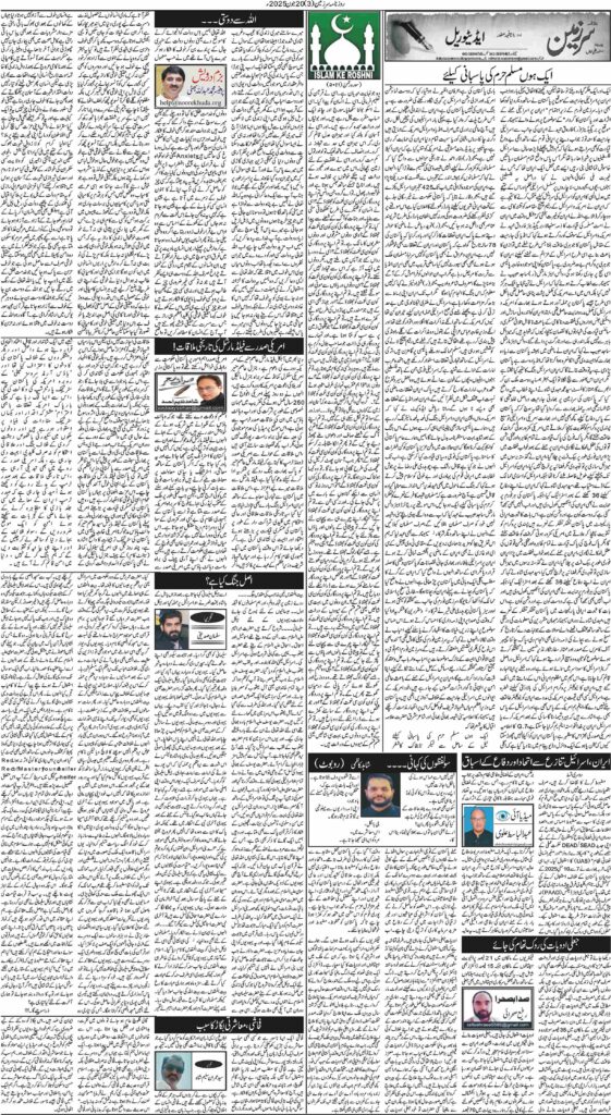 20/06/2025 Daily Sarzameen Lahore Page 3