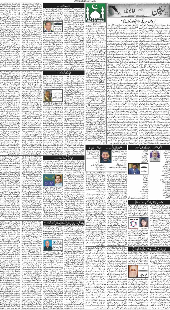 26/06/2025 Daily Sarzameen Lahore Page 3
