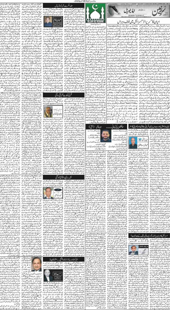 16/06/2025 Daily Sarzameen Lahore Page 3