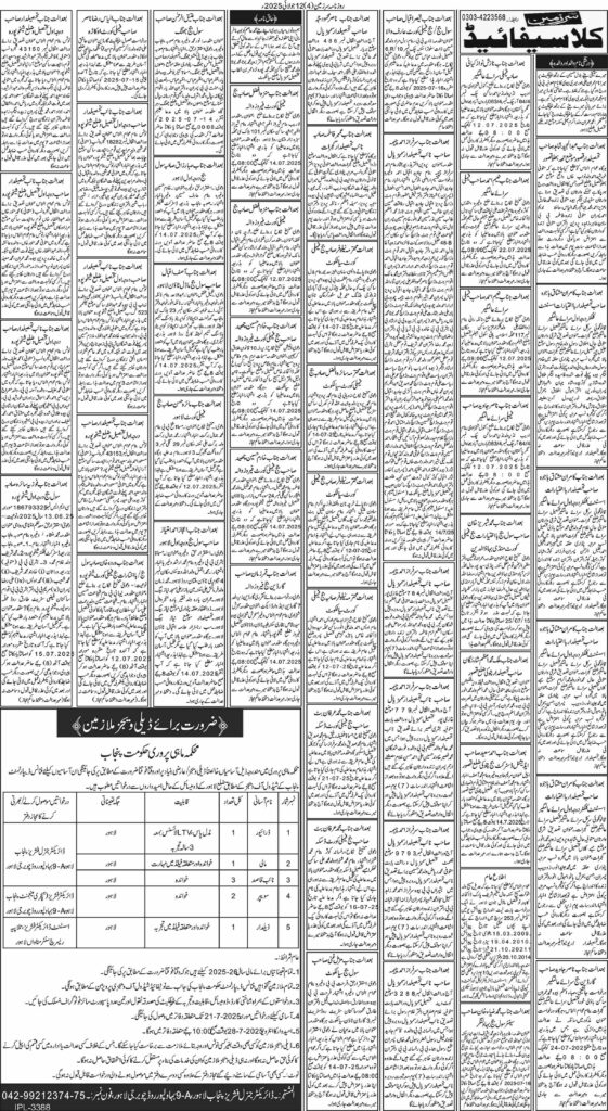 12/07/2025 Daily Sarzameen Lahore Page 4