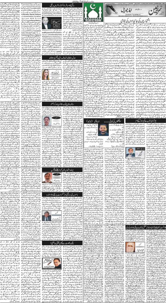 13/08/2025 Daily Sarzameen Lahore Page 3