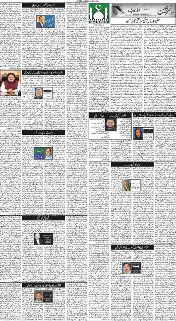 20/11/2025 Daily Sarzameen Lahore Page 3